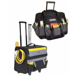 Sac porte-outils sur roulettes - Dimensions (LxHxP) cm : 27 x 38 x 48 - 27 x 40 x 45