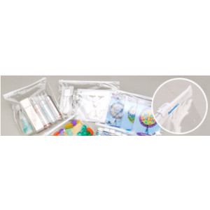 Sachet plastique fermeture curseur - Dimensions (cm) : de 20 x 15 à 36 x 25