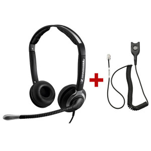 Sennheiser CC550 + cordon de connexion QD - Casque - SECC550QD-Sennheiser