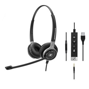 Sennheiser SC 665 USB UC Duo - Casque PC - IP / Softphone - SESC665USB-Sennheiser