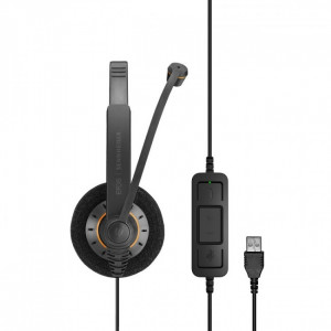 Sennheiser SC60 UC MS USB Duo - Casque PC / USB - SESC60M-Sennheiser