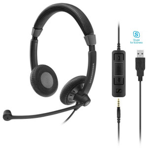 Sennheiser - SC75 USB UC MS Duo - Casque PC - IP / Softphone - SESC75USBM-Sennheiser