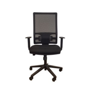 Siège ergonomique de bureau sur roulettes occasion - Accoudoirs réglables en hauteur, assise/dossier réglables