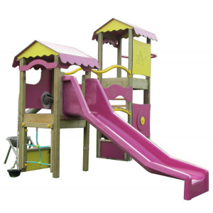 Structure toboggan - Dimensions : Longueur : 4 m. Largeur : 2.40 m.