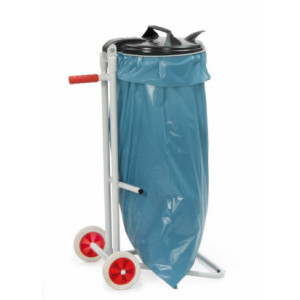 Support sac poubelle mobile 120 Litres - Capacité sac : 120 L