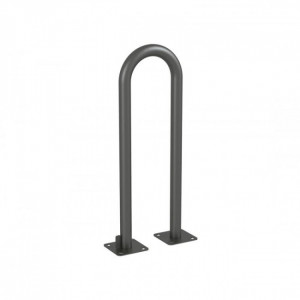 Support vélo sur sol - Largeur : 300 mm - Hauteur hors sol : 870 mm - scellement direct ou sur platines