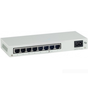 Switch 10/100 aluminium 8 port - Switch 10/100 aluminium 8 ports avec alim interne