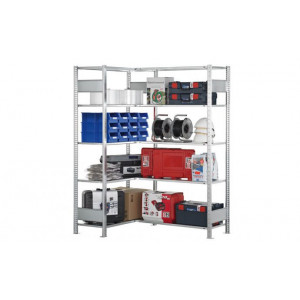 Système de rayonnage d'angle - Charge de l’élément d’angle max :1.600 kg