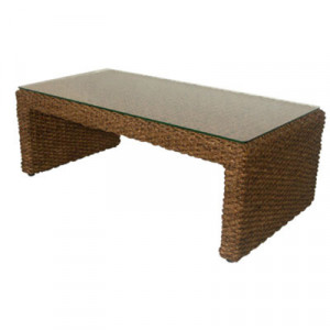 Table basse d'accueil en fibres naturelles - THC-808-4