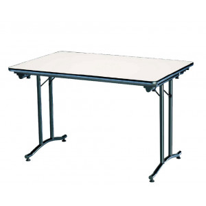 Table de collectivité pliante et empilable - Longueur : 1200 mm