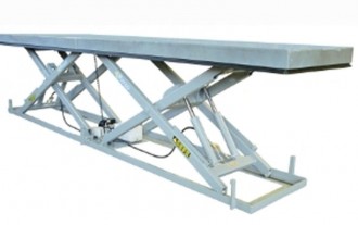 Table élévatrice hydraulique 8000 kg - Double ciseaux horizontaux