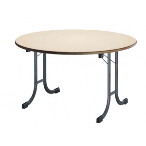 Table ronde pliante empilable - Diamètre : Ø 1500 mm