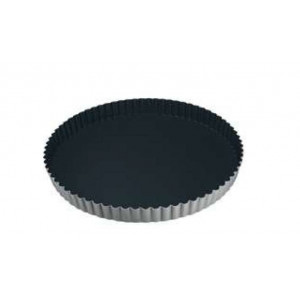 Moule à tarte fond fixe professionnel (Lot de 3) - Lot de 3 - Diamètre : 2,8 cm - Hauteur : 20 à 32 cm - Fond fixe