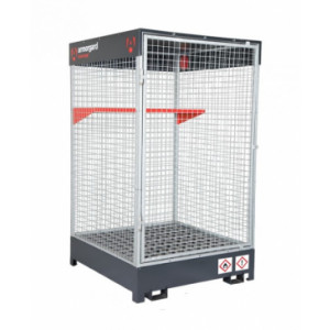 Unité de stockage COSHH pour liquides, gaz et solides - Dimensions externes : 1215 x 1265 x 2080 mm