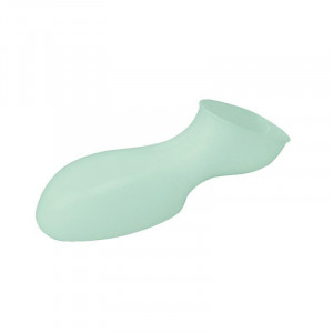 Urinal femme vert 1 L - Dimensions (H x L x l) : 127 x 136 x 347 mm