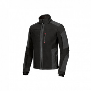 Veste softshell coupe vent - Tailles disponibles : XS à 4XL - Couleur : Black carbon - Membrane TPU