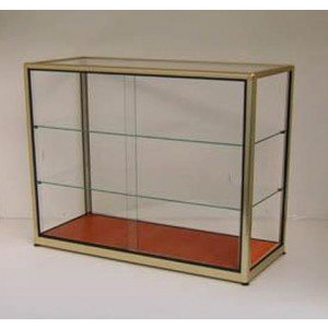 Vitrine comptoir d'exposition - Dimensions (HxLxP) cm : 100 x 125 x 43 – 100 x 103 x 43