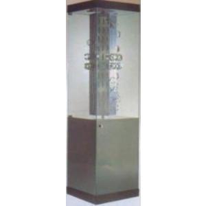 Vitrine d'exposition Hauteur 190 cm - Dimensions 50 x 50 x 190H cm