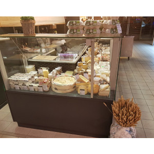 Vitrine fromagerie réfrigérée sur-mesure - Conception artisanale