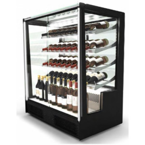 Vitrine réfrigérée pour le vin - Capacité : 9 bouteilles par étagère