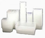 Bacs gastro GN 1/2 polycarbonate pour cuisine professionnelle