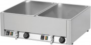 Bain-Marie double avec vidange 