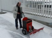 Balayeuse déneigement électrique 