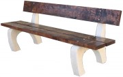 Banc béton bois 