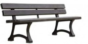 Banc de jardin plastique recyclé Longueur 200 cm 