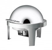 Chafing dish rond en acier 