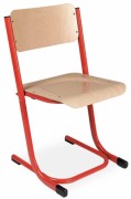 Chaise scolaire réglable appui sur table 