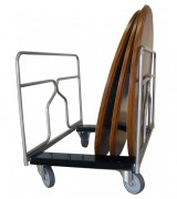 Chariot roulant porte table 