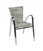 Fauteuil restaurant aluminium