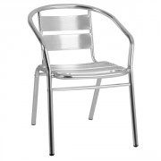 Fauteuil terrasse restaurant aluminium 