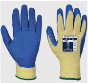 Gants anti-coupure en latex bleu 