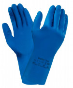 Gants latex réutilisables protection chimique 