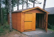 Garage en bois