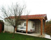 Garage grande hauteur en béton