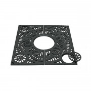 Grille pour arbre en fonte 