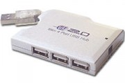 Hub USB 2.0 4 ports slim 