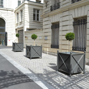 Jardinière urbaine carrée