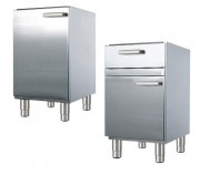 Meuble bas de cuisine en inox 