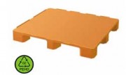 Palette plastique alimentaire pleine 1200x1000 