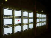 Panneaux lumineux led vitrine Immobilière