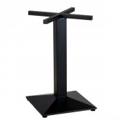 Pied de table en acier noir 