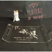 Plateau en plexiglass