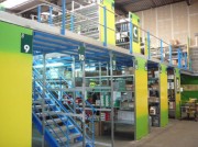 Mezzanine sur rayonnage