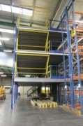 Plateforme mezzanine multi niveaux 