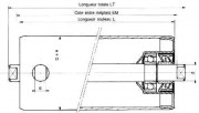 Rouleaux convoyeur à axe 