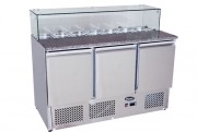 Saladette en inox à toit ouvrant 